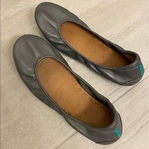 Dark Grey Tieks Flats